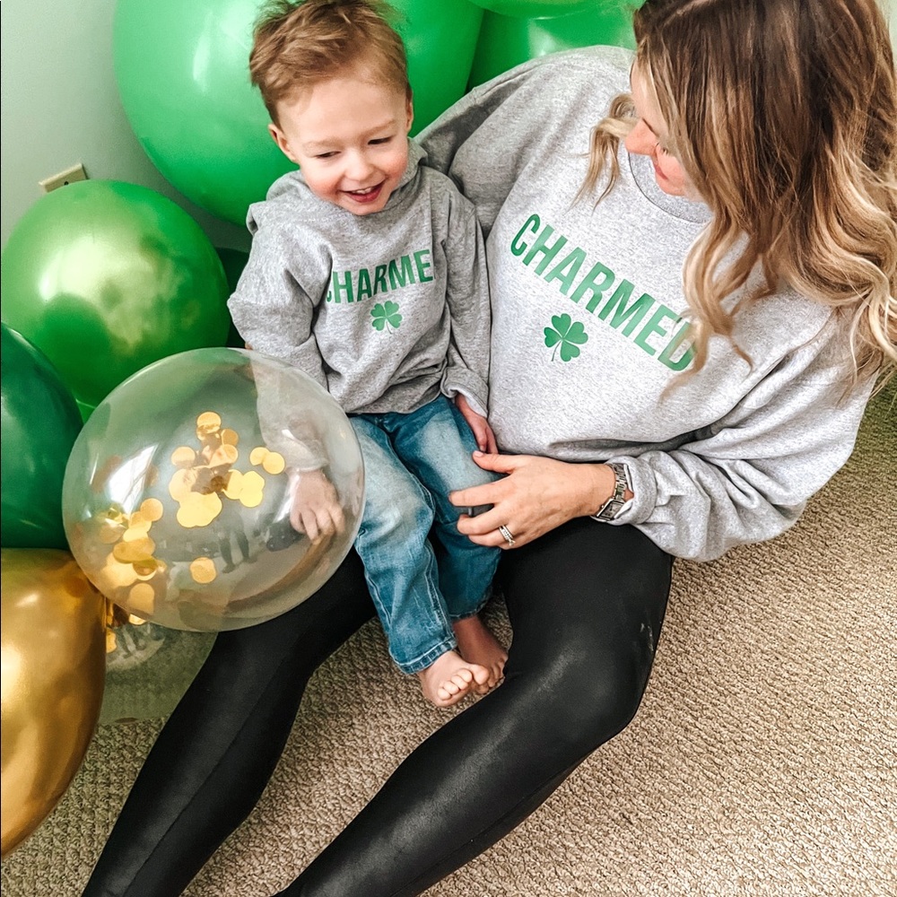 CHARMED crew neck st Patrick’s day sweatshirt